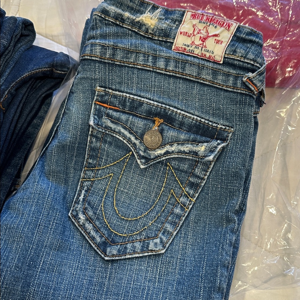 True Religion Joey Flare Leg Jeans, Size 27